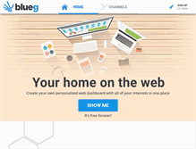 Tablet Screenshot of blueg.com